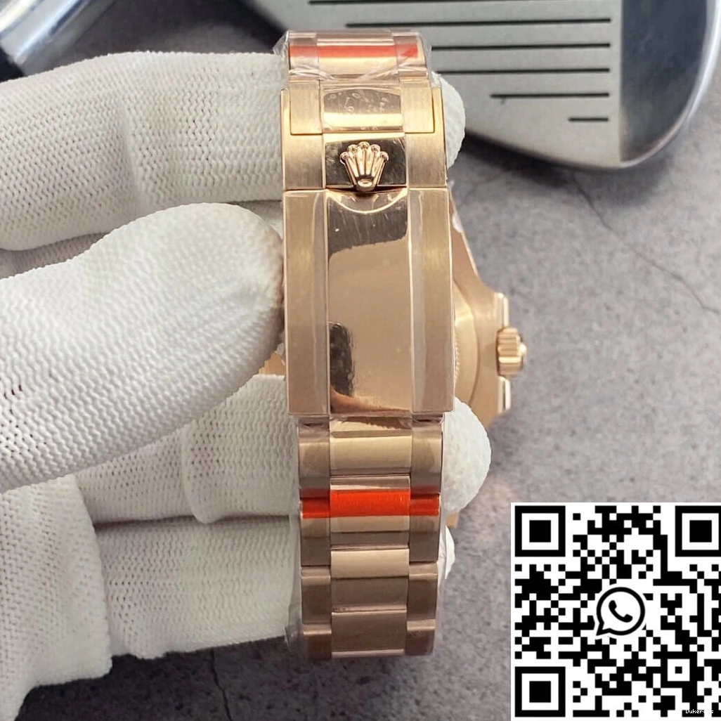 Master GM Factory Black Rolex 126715CHNR-0001 Dial II GMT Gold Rose 0427